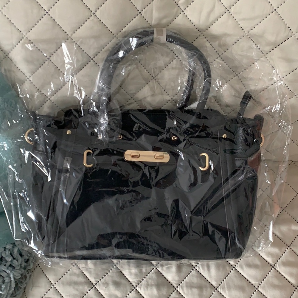 MKF by Mia K black satchel.